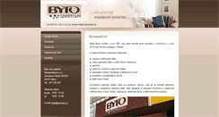 Desktop Screenshot of bytospektrum.cz