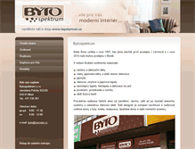 Tablet Screenshot of bytospektrum.cz